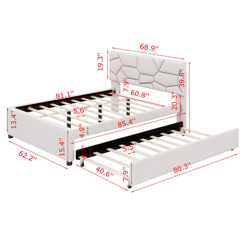 Ableton upholstered panel headboard discount
